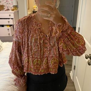Free People long sleeve blouse